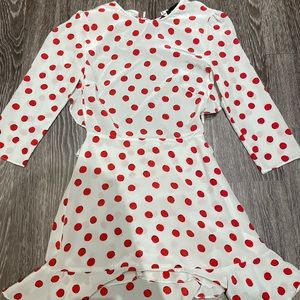 Realisation Par The Goldie Dress in Cherry